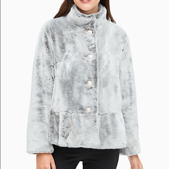 Kate Spade Faux Fur Coat
